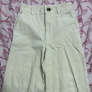 Women's Cream Corduroy Pants
